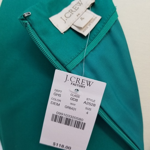 SALE🔥J.Crew Green Dress - Picture 7 of 8
